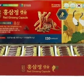 Viên Đạm Hồng Sâm Nhung Hươu Linh Chi Đông Trùng Hanmi KGF 120 Viên Chính Hãng